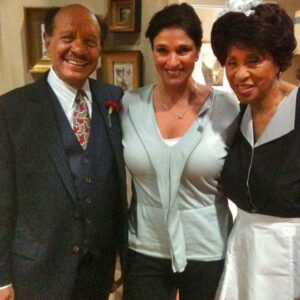 Suzanne Salhaney/Sherman Hemsley on set